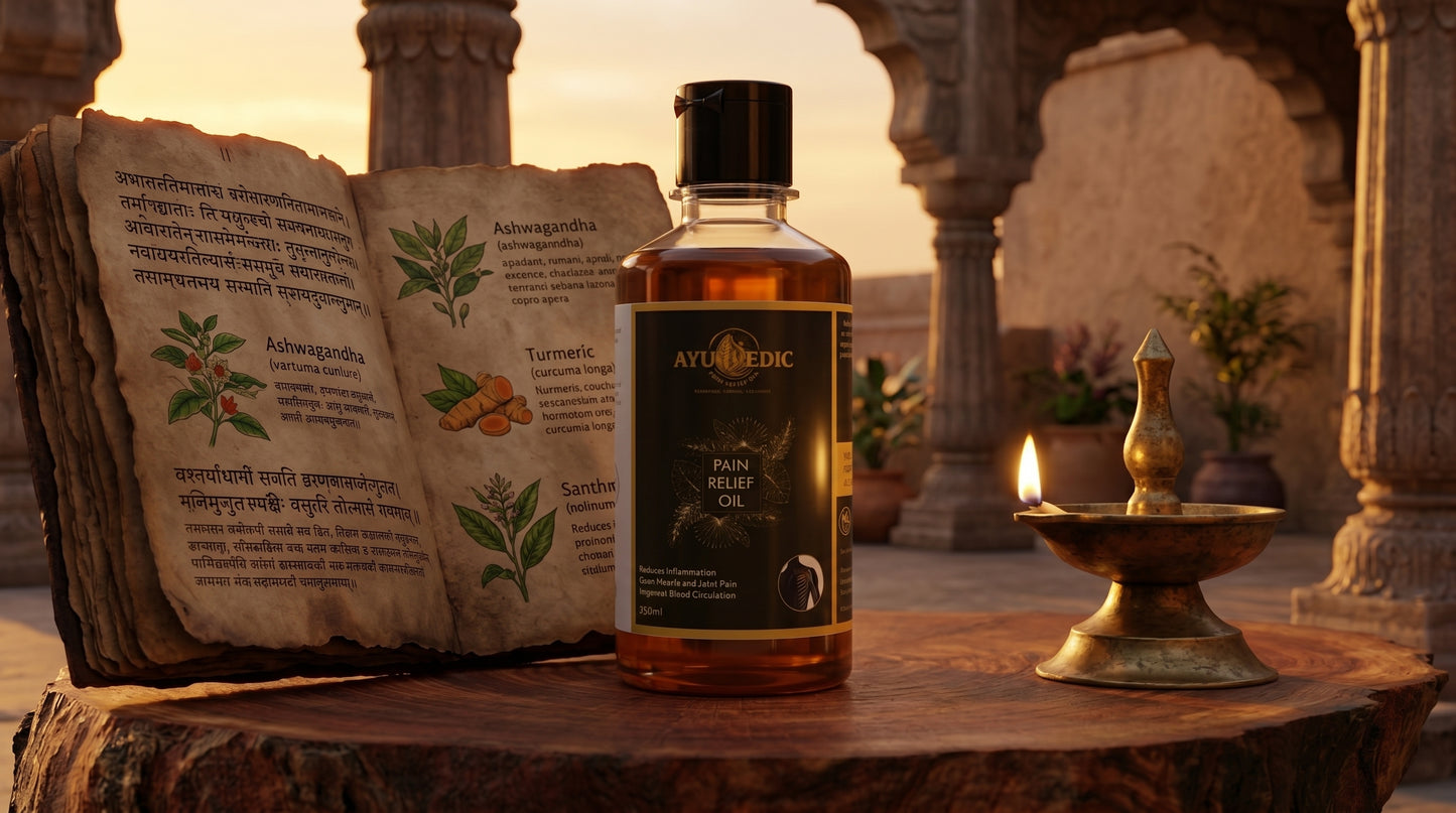 🌿 Pure Ayurvedic Healing Pain Relief Oil 🌿